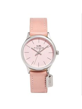 COACH WOMEN'S RUBY WATCH 32MM LEATHER STRAP BLUSH PINK